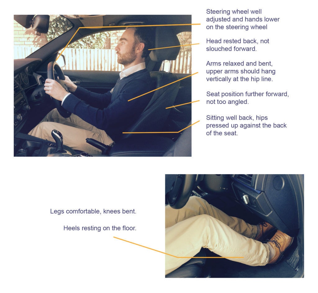 Good Driving Posture by Plan Insurance