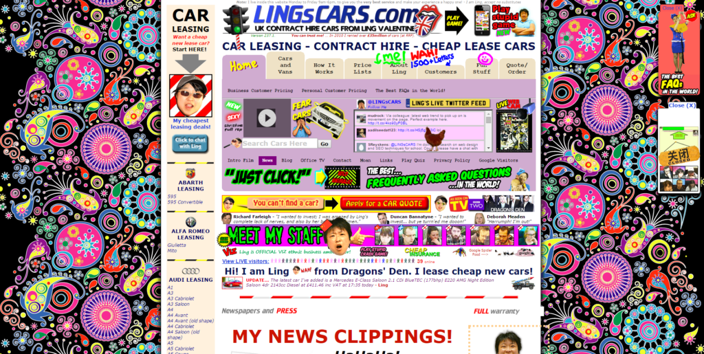 Ling Motor Trade Website