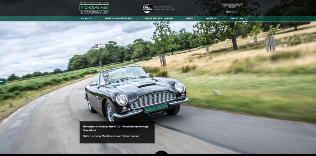 Nicholas Mee & Company Motor Trade Website