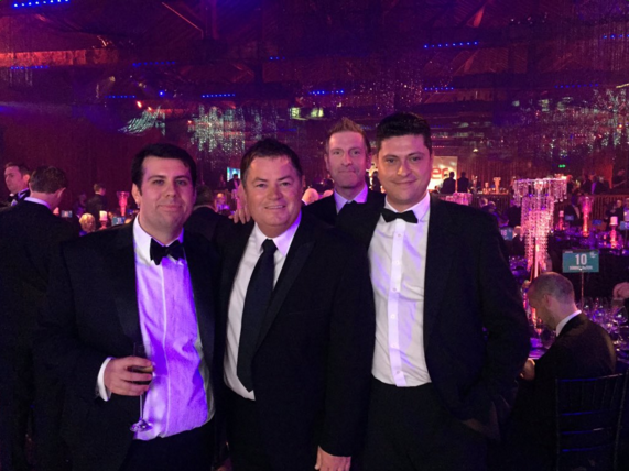 Plan Insurance Brokers selfie with Mike Brewer at Used Dealer Awards