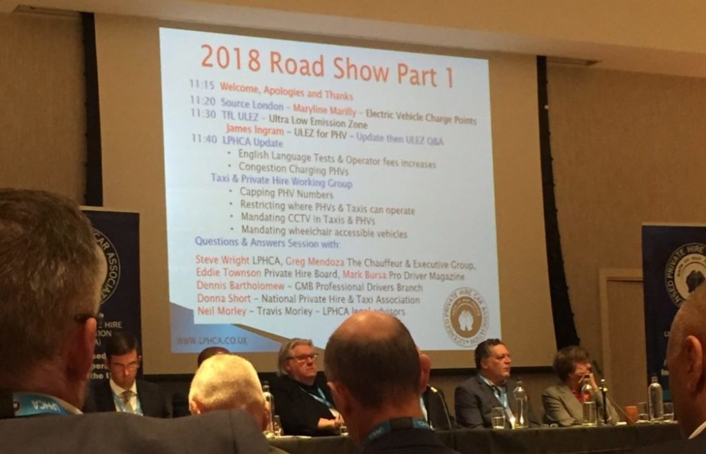 TfL Grilled at the LPHCA Roadshow