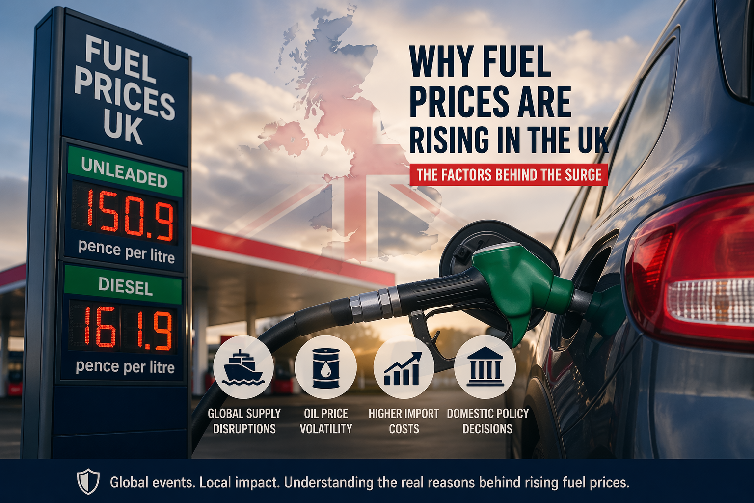 Why fuel prices are rising more in the UK and what it means for drivers